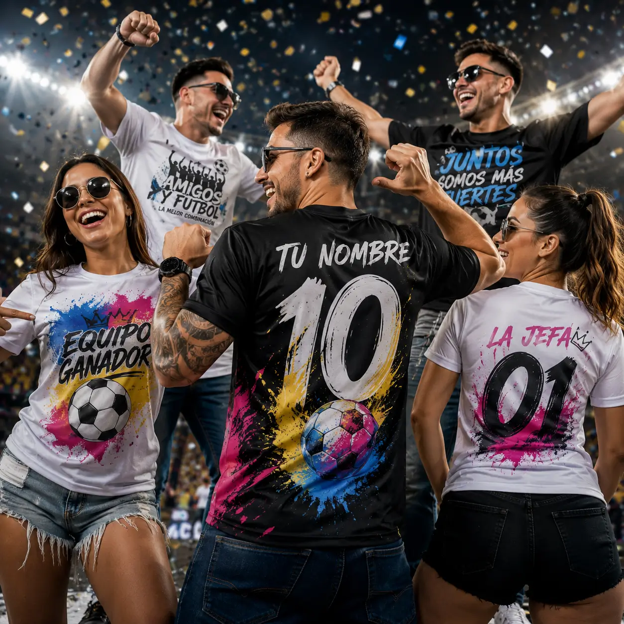 Camisetas mundialistas personalizadas en Colombia