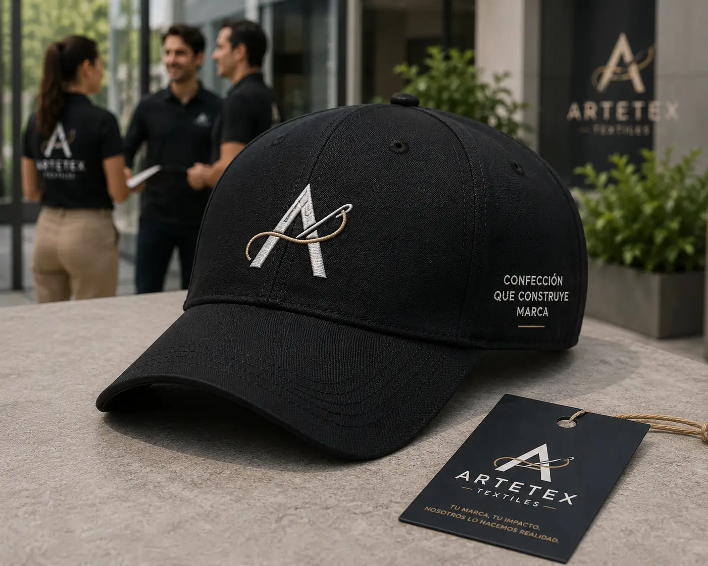 Gorra personalizada bordada